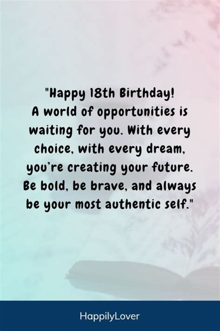 Inspirational 18th Birthday Quotes: A Collection For The Milestone Celebration