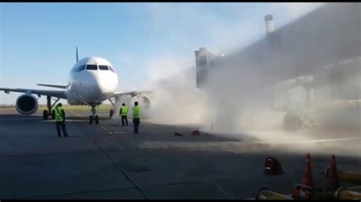 Shocking Air Astana Engine Incident Captured On Footage | Witness The Aftermath