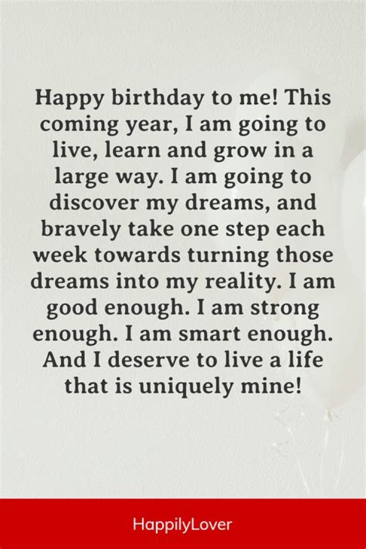 Celebrate Yourself: Compose A Meaningful Birthday Message To Yourself