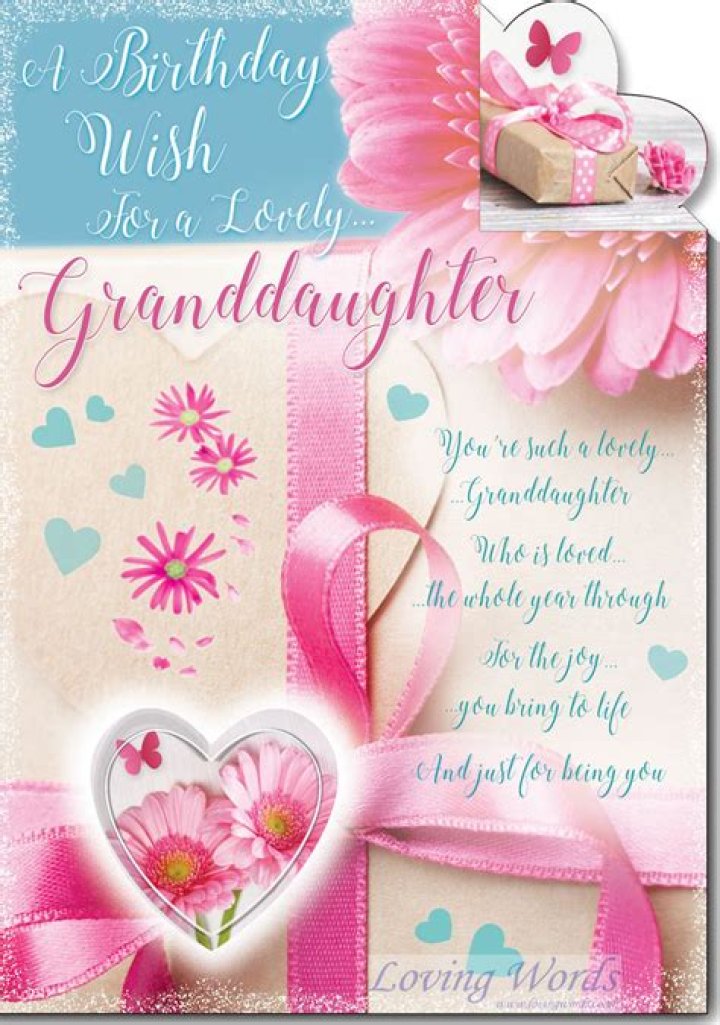 Unique Birthday Wishes For Granddaughters With Stunning Images