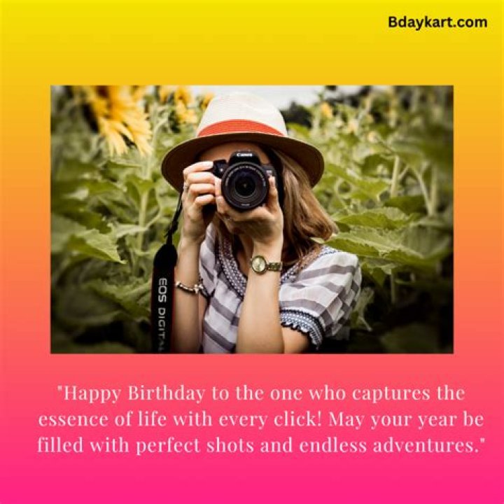 Joyous Birthday Wishes For Lensmasters: Celebrating Photographers On Their Special Day