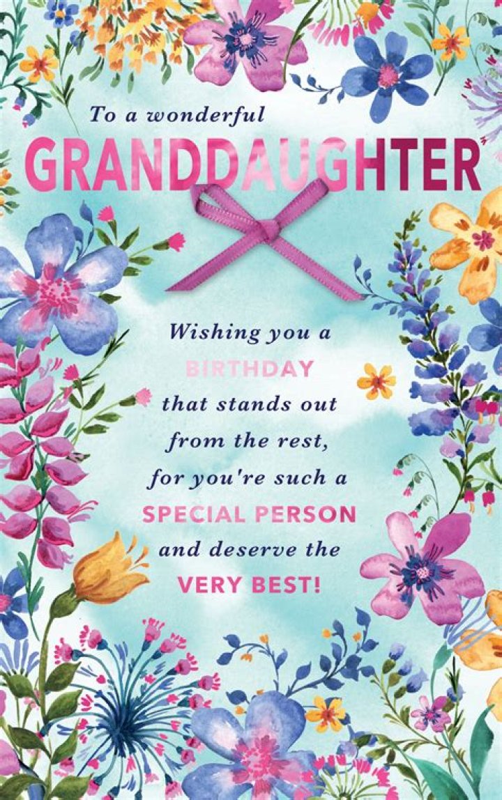 Wonderful Birthday Wishes Granddaughter Images | Free Download