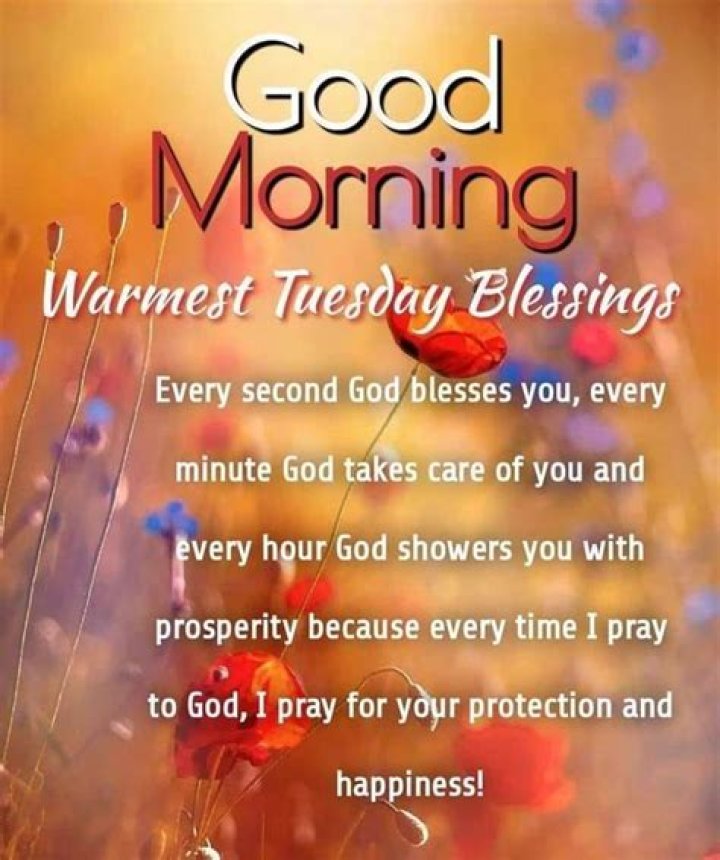The Tuesday Blessings: A Divine Morning Start