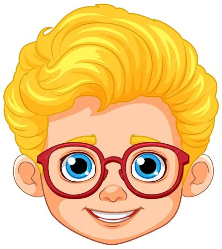 Get Inspired: Blonde Guy With Glasses Cartoon Art