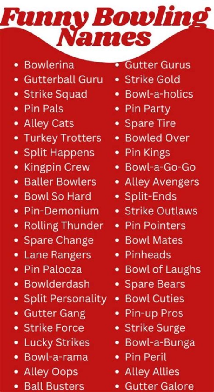 Hilarious Bowling Nicknames That Will Strike You Funny