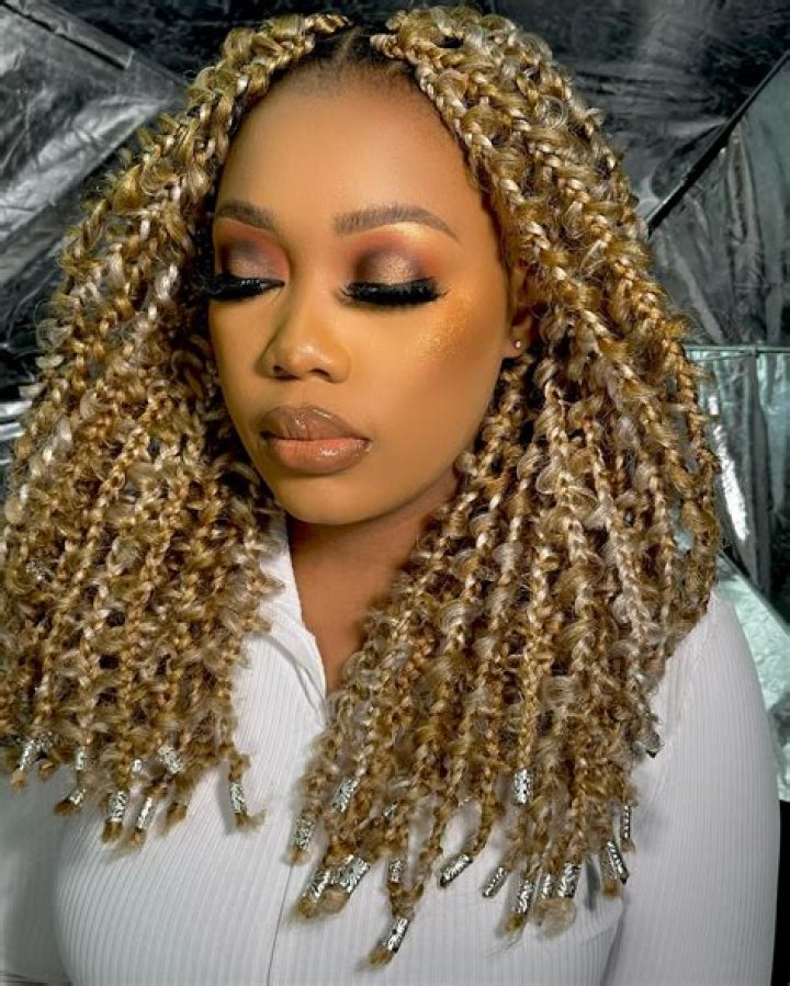 Exquisite Box Braids With Two Colors: A Style For All Seasons