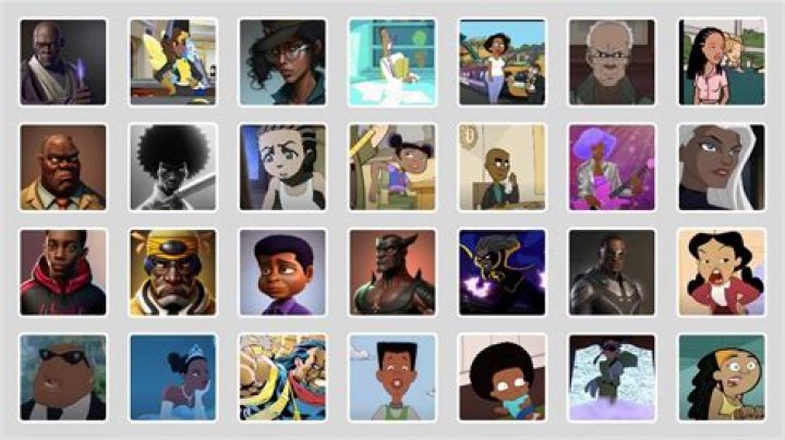 Bold Black Cartoon Characters In Pop Culture