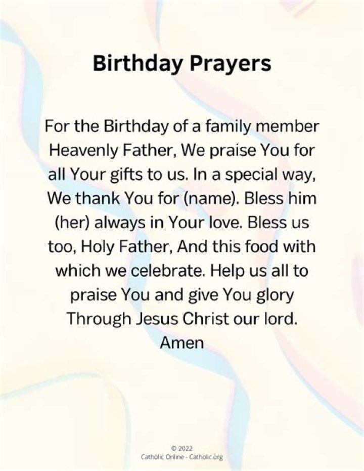 The Ultimate Guide To Catholic Birthday Blessings: A Divine Way To Celebrate