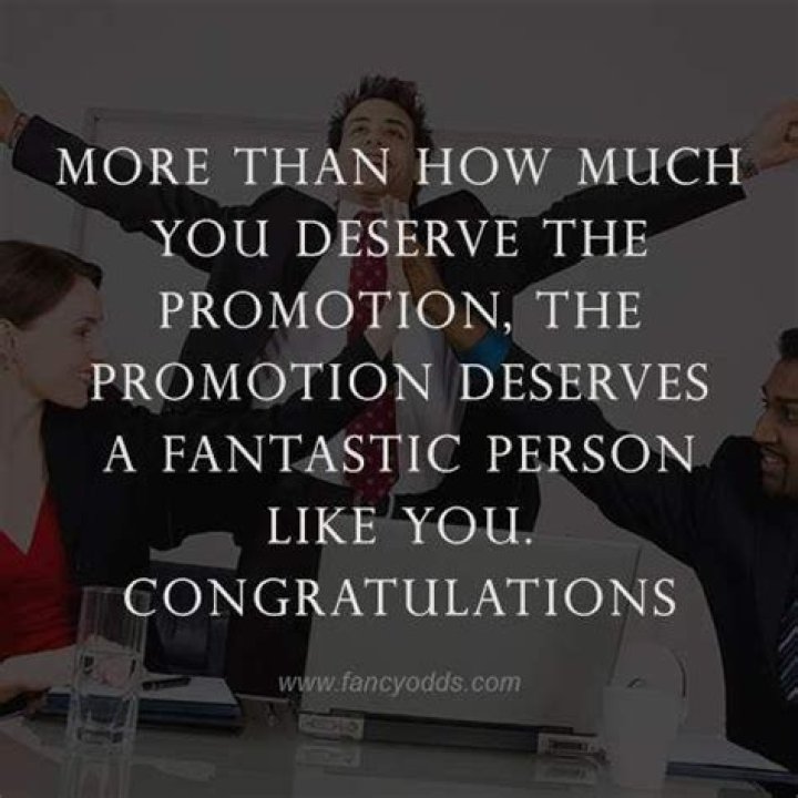 Congratulations On Your Well-Deserved Promotion, Colleague!