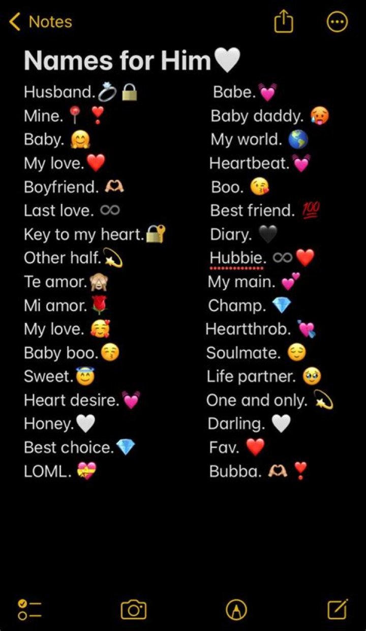 101 Super Cute Names To Call Your Boyfriend That Will Make Him Melt