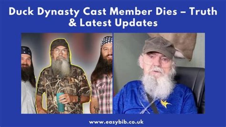 Tragic Loss: Duck Dynasty Cast Member Passes Away