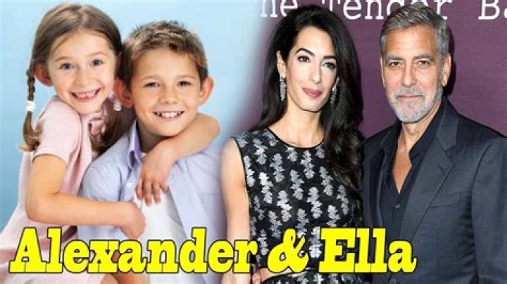 When Were Ella And Alexander Clooney Born?