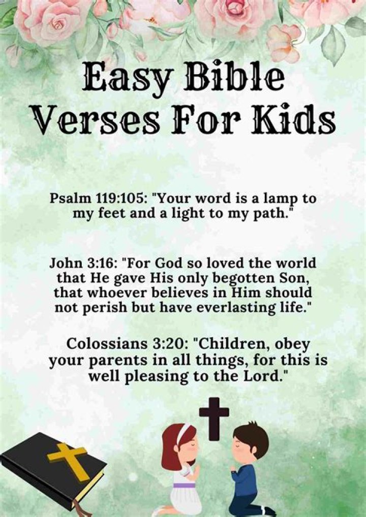 10 Encouraging Bible Verses For Kids That Will Uplift Them