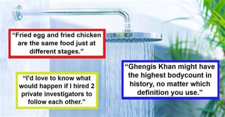 The Ultimate Guide To Hysterical Shower Thoughts