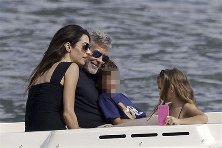 See All The Cute Photos Of George Clooney And His Kids