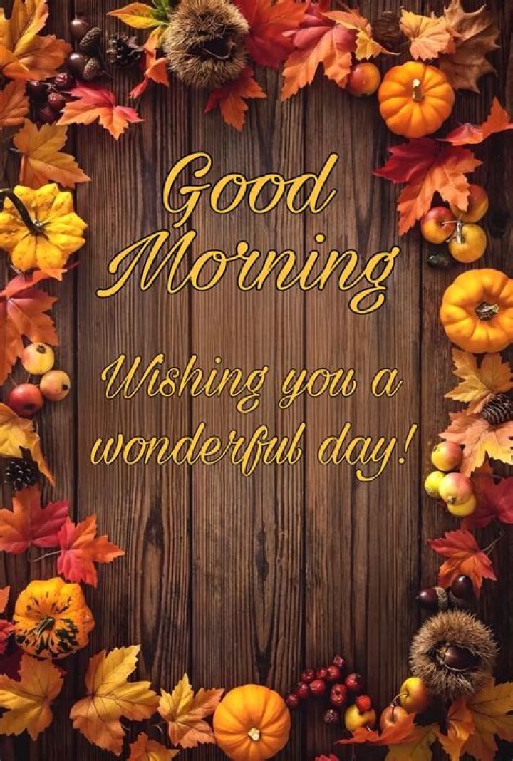 Fall In Love With These Good Morning Fall Images