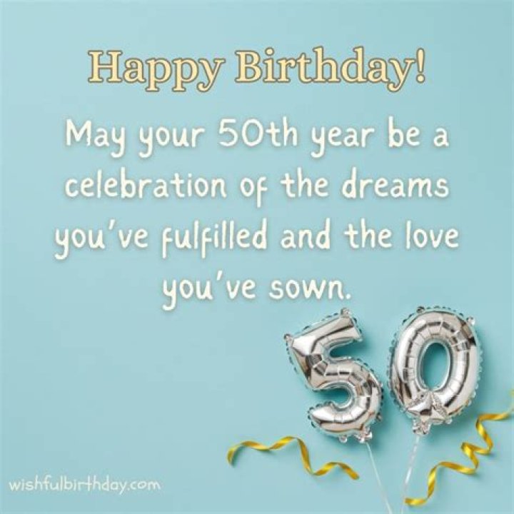 Happy 50th Birthday Wishes: Express Your Love And Gratitude