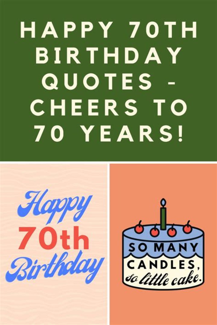 Cheers To Your Milestone: Happy 70th Birthday Wishes