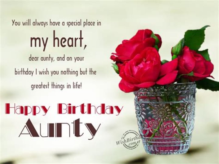 Celebrate The Special Day: Happy Birthday, Dearest Aunt!