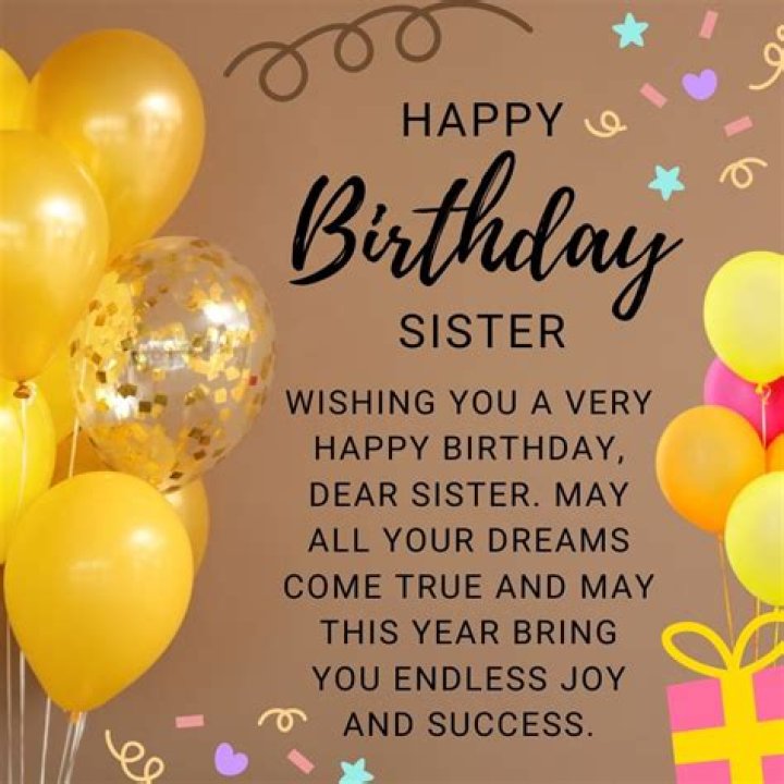 Celebrate Your Sister's Birthday With Warm Wishes
