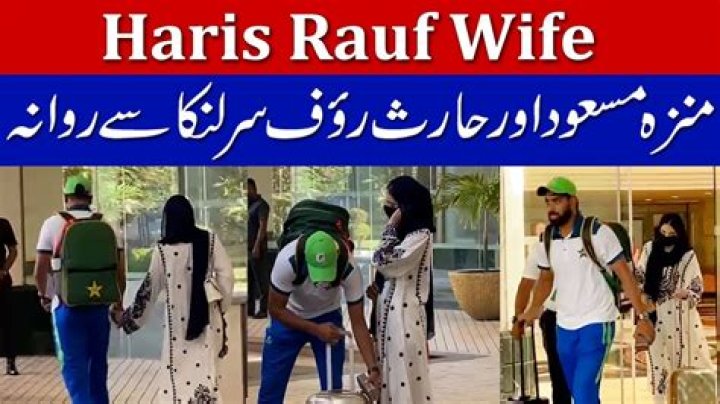Meet Haris Rauf's Wife: Exploring Their Age Difference