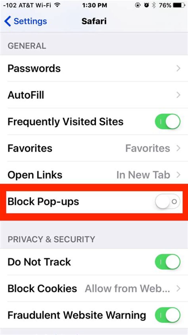How To Easily Disable Pop-up Blocker In Safari