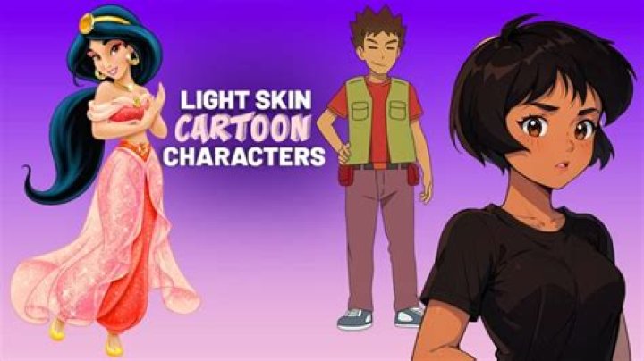 Discover Popular Light-Skinned Cartoon Characters