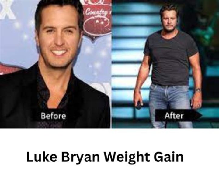 Luke Bryan's Weight Gain: Before And After Transformation