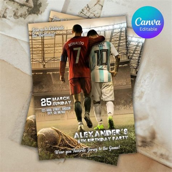 Celebrate Messi's Birthday In Style: Printable Invitations At Your Fingertips