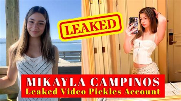 Revealing Mikayla Campinos' Leaked Video: An Exclusive Expos