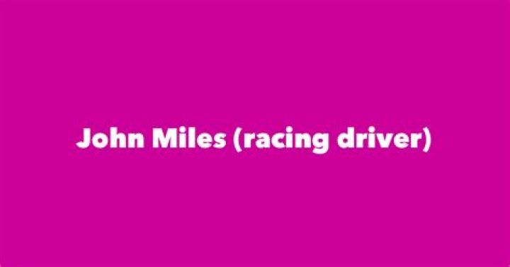 Miles Of Miles: Exploring The World's Racing Drivers