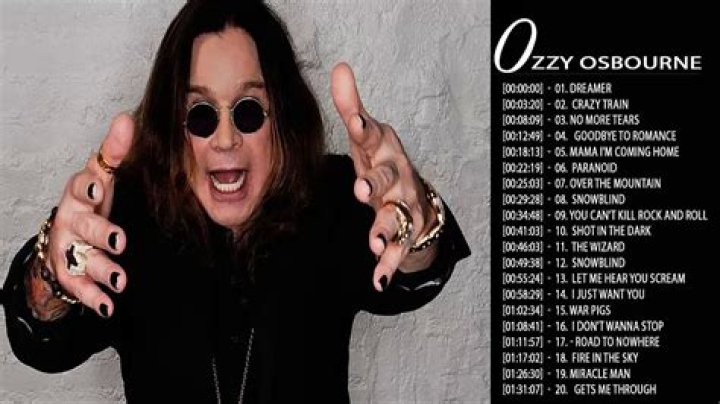 The Ultimate Guide To Ozzy Osbourne's Iconic Songs