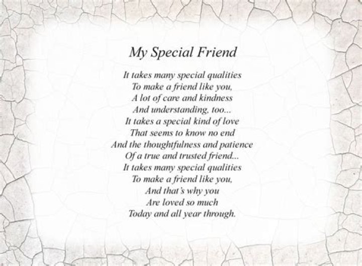 The Perfect Poem For Your Special Friend: Express Your Love And Appreciation
