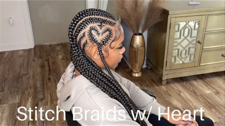 Straight Back Stitch Braids With Hearts: A Guide To A Stunning Hairstyle