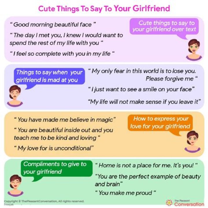 The Ultimate Guide: Romantic Things To Say To Your Girlfriend