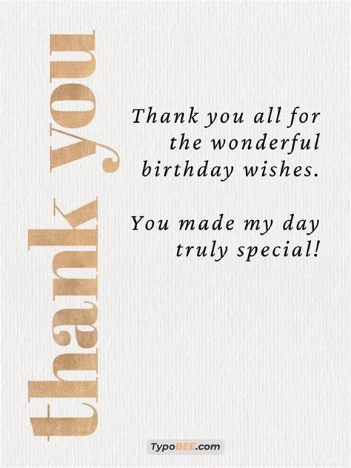 Expressing My Gratitude: A Heartfelt Thank You For Birthday Wishes