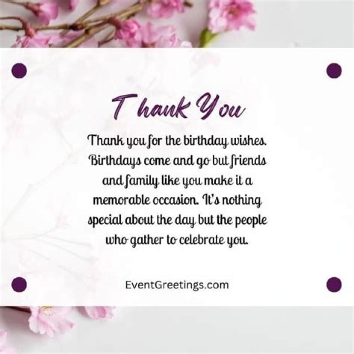 Expressing Gratitude: Thank You Quotes For Birthday Well-Wishes