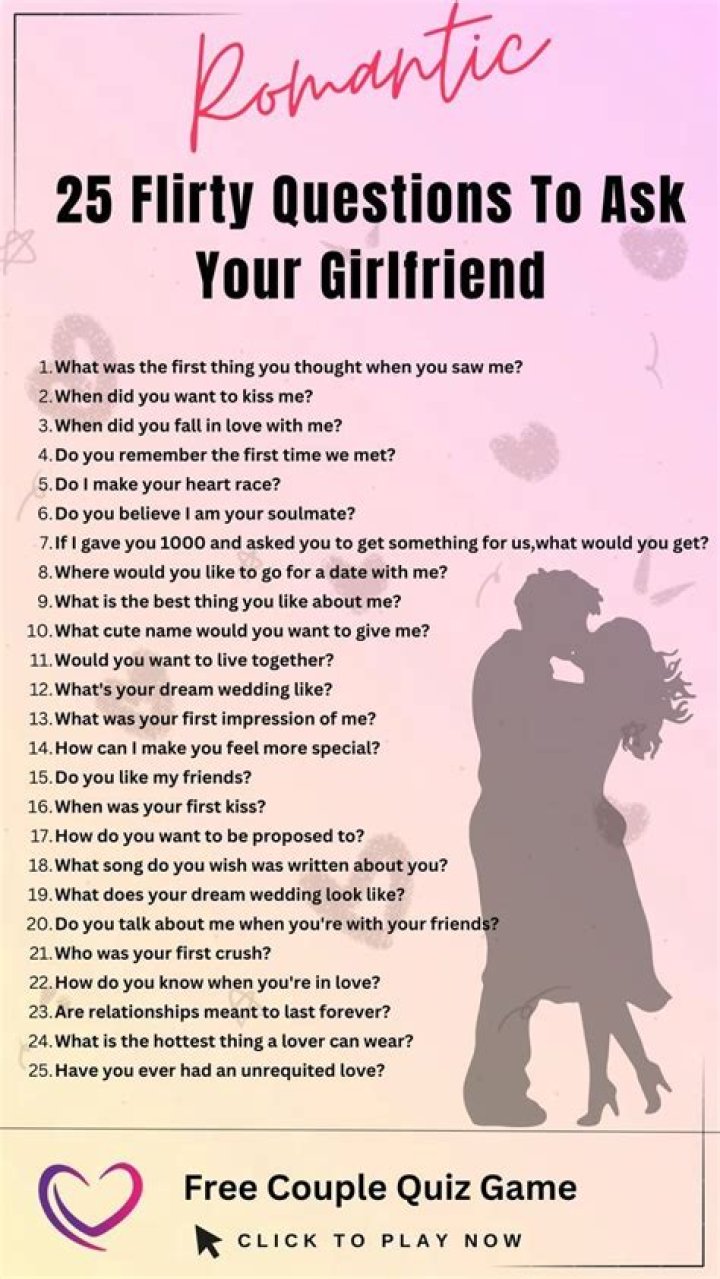 Must-Ask Questions To Ask Your Girlfriend: A Conversation Catalyst