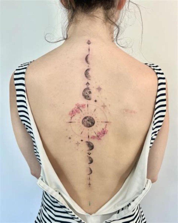 Beautiful And Unique Spine Tattoos For A Distinctive Statement