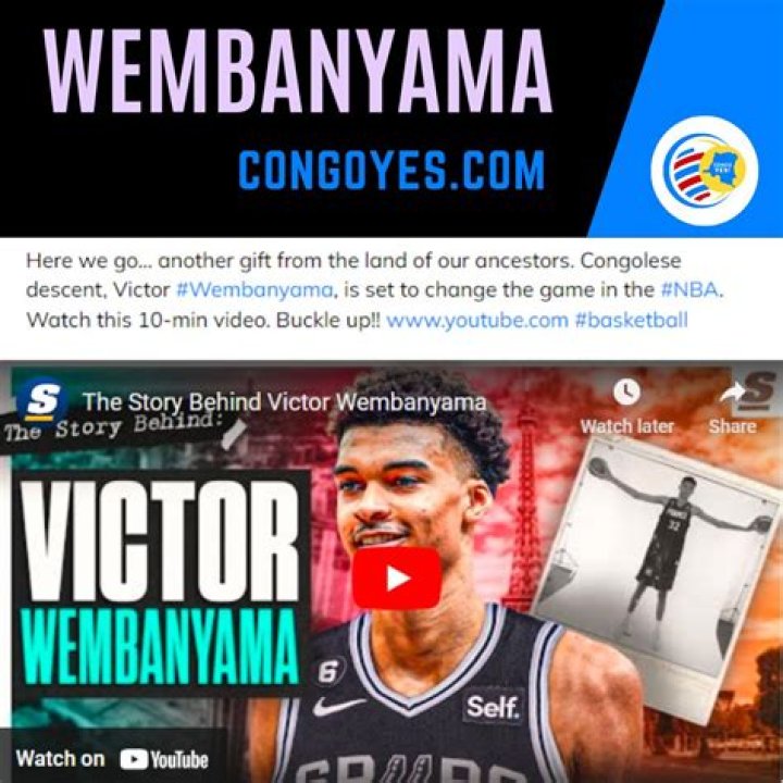 The Congolese Giant: Victor Wembanyama's Rise To NBA Stardom