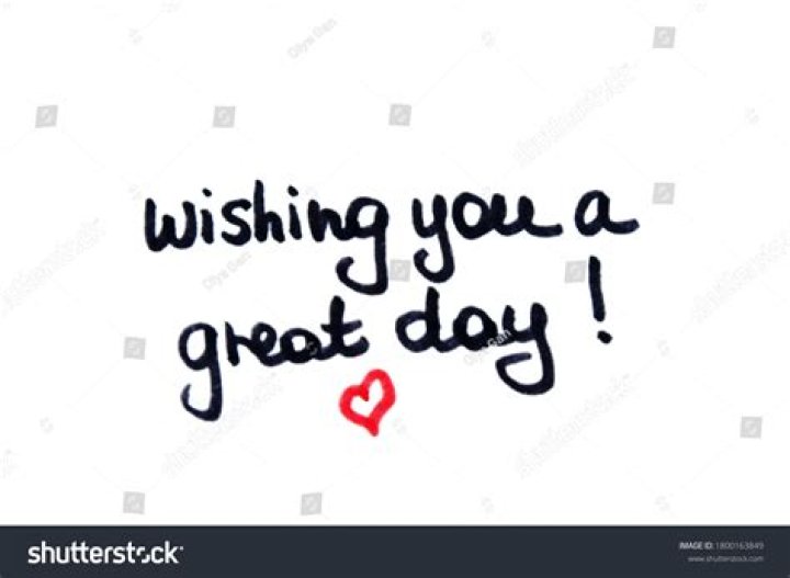 A Marvellous Day: Wishing You A Great Day Ahead
